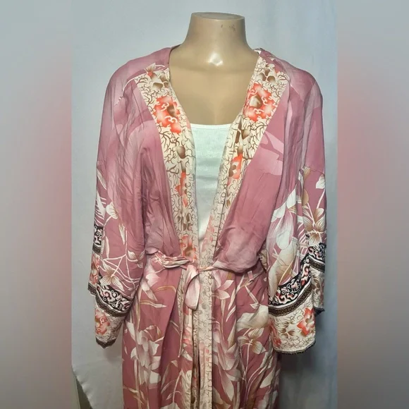 Floral Kimono Jacket - Picture 4 of 7
